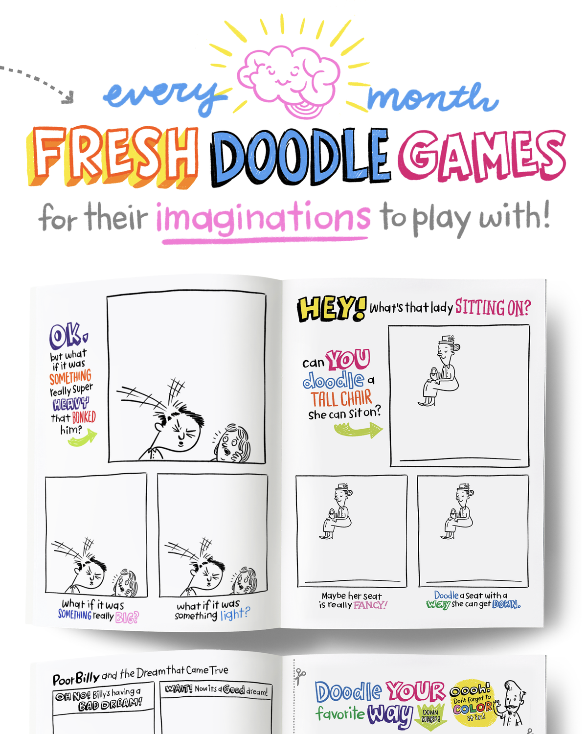 Doodle Book Club -  Monthly Kid’s Activity Books That Spark Imagination