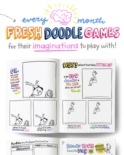 Doodle Book Club -  Monthly Kid’s Activity Books That Spark Imagination
